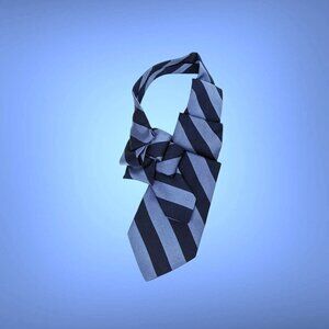 Men's Ascot Tie - Striped Cravat - Men's Necktie Scarf - Wedding Ascot.